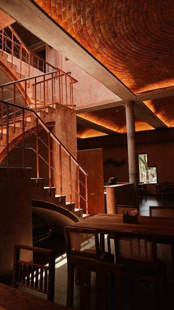 Cinematic dining room at Telugu Medium Kitchen & Bar